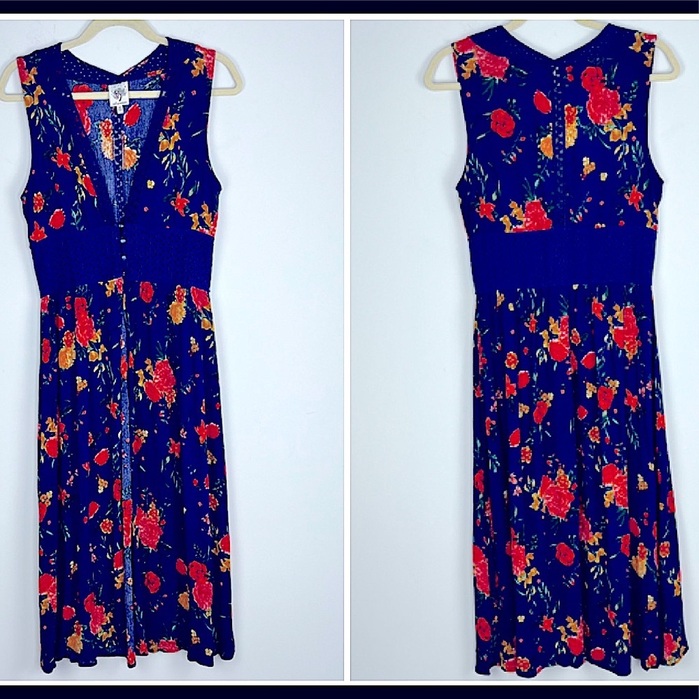 Bundle 3/$40 Self Esteem Boho Flora Knee Length Duster.